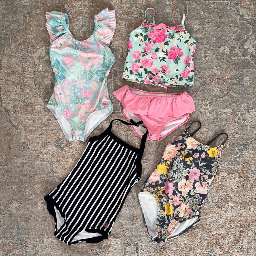Girls size 6 swim suits!